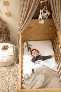Wieglaken Baby Love | 75 x 100 cm | Sand melange