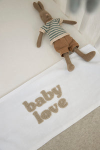 Wieglaken Baby Love | 75 x 100 cm | Sand melange