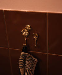 Wandhaak Flower | Zoey | Goud
