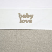 Wieglaken Baby Love | 75 x 100 cm | Sand melange