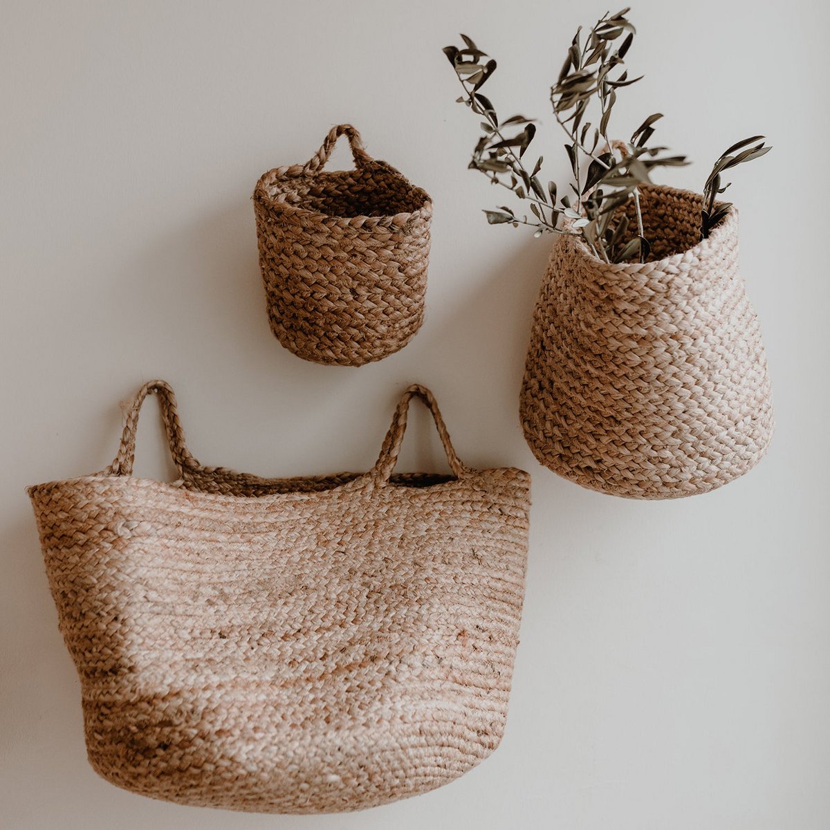 Jute hangmandje | Ø 15 cm