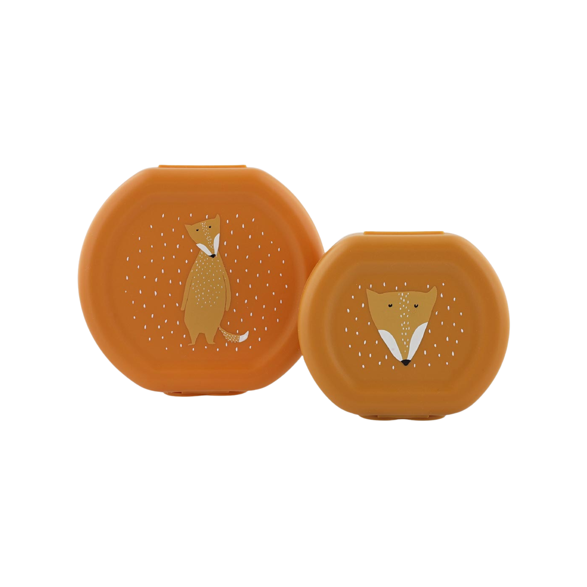 Snackdoosjes met clip | 2-pack | Mr. Fox
