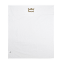 Wieglaken Baby Love | 75 x 100 cm | Sand melange