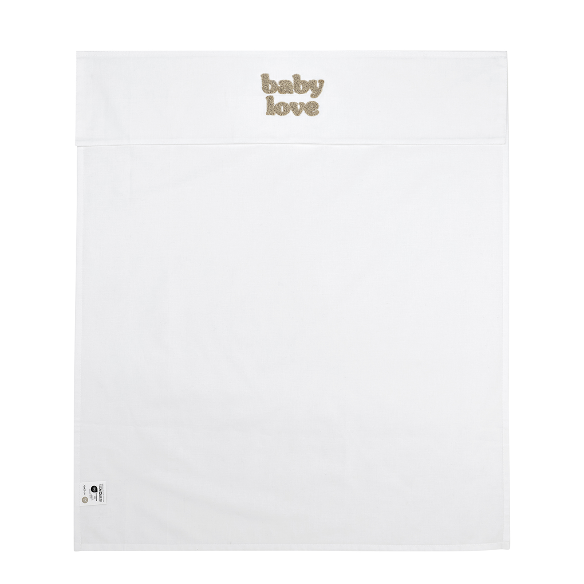 Wieglaken Baby Love | 75 x 100 cm | Sand melange