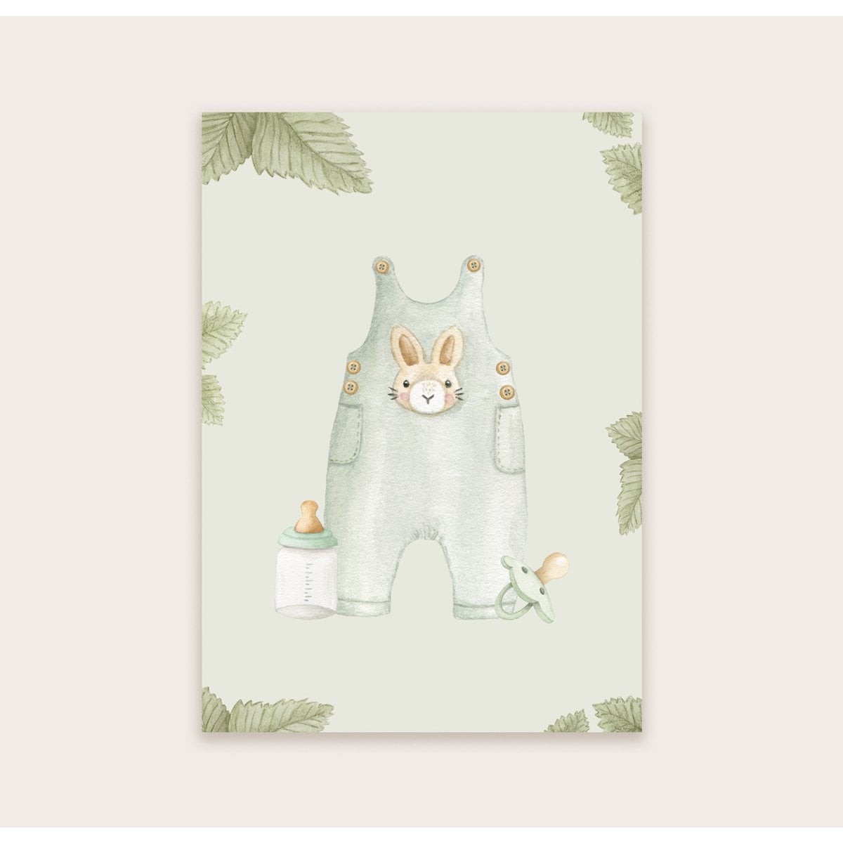 Wenskaart | Baby outfit