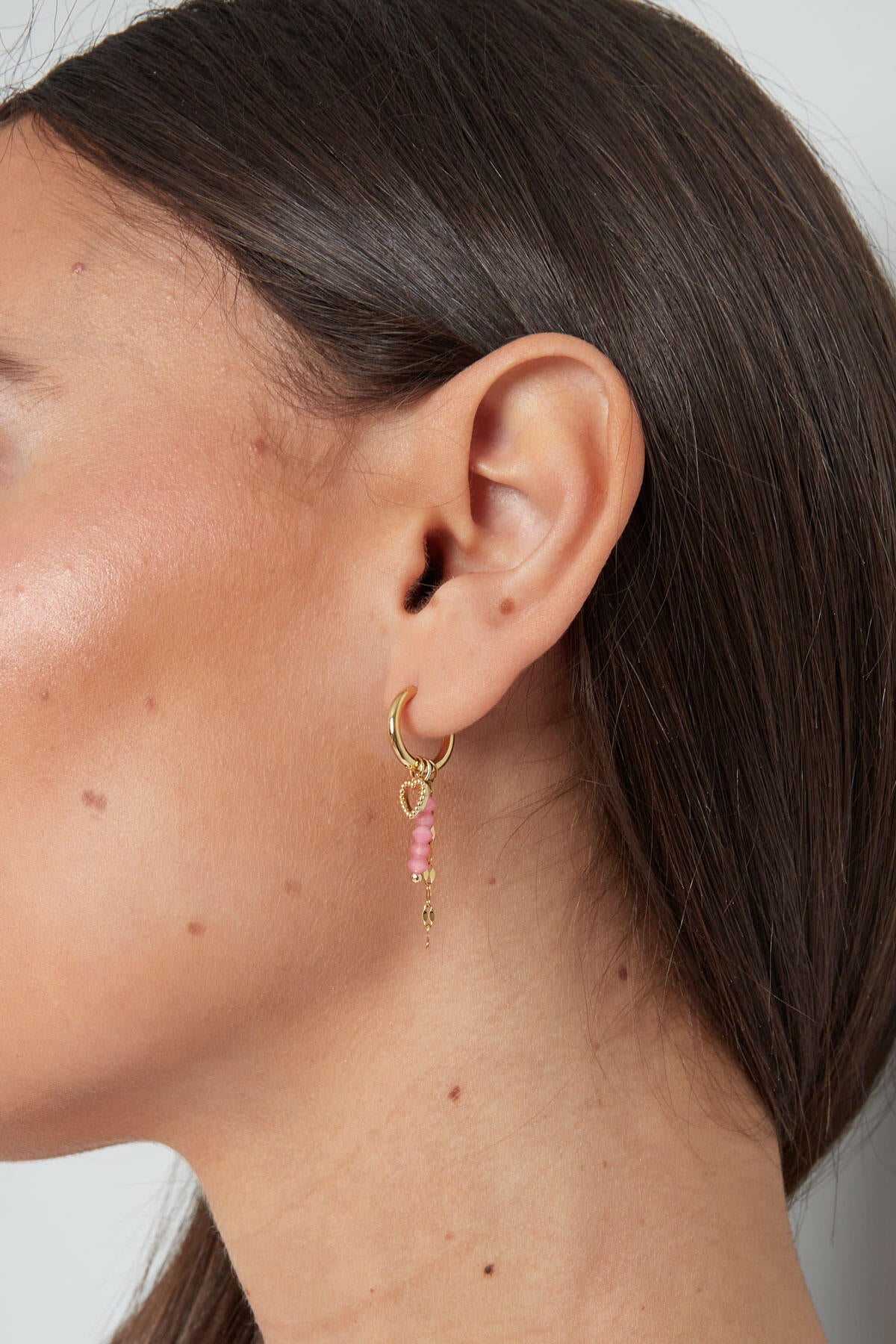 Love on top charm earrings