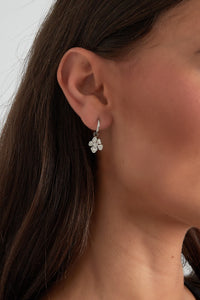 tropical flower earrings