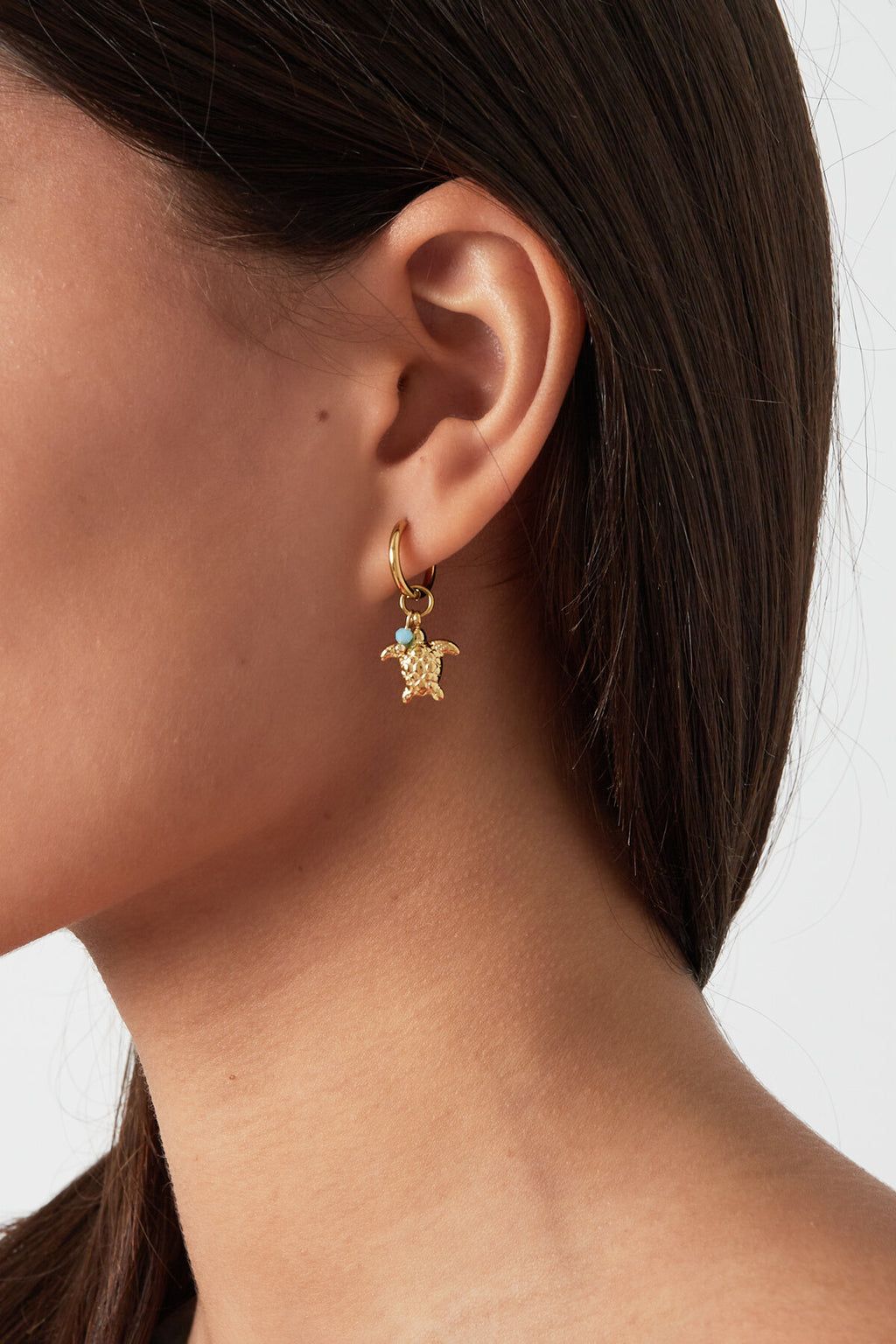 earrings with turtle