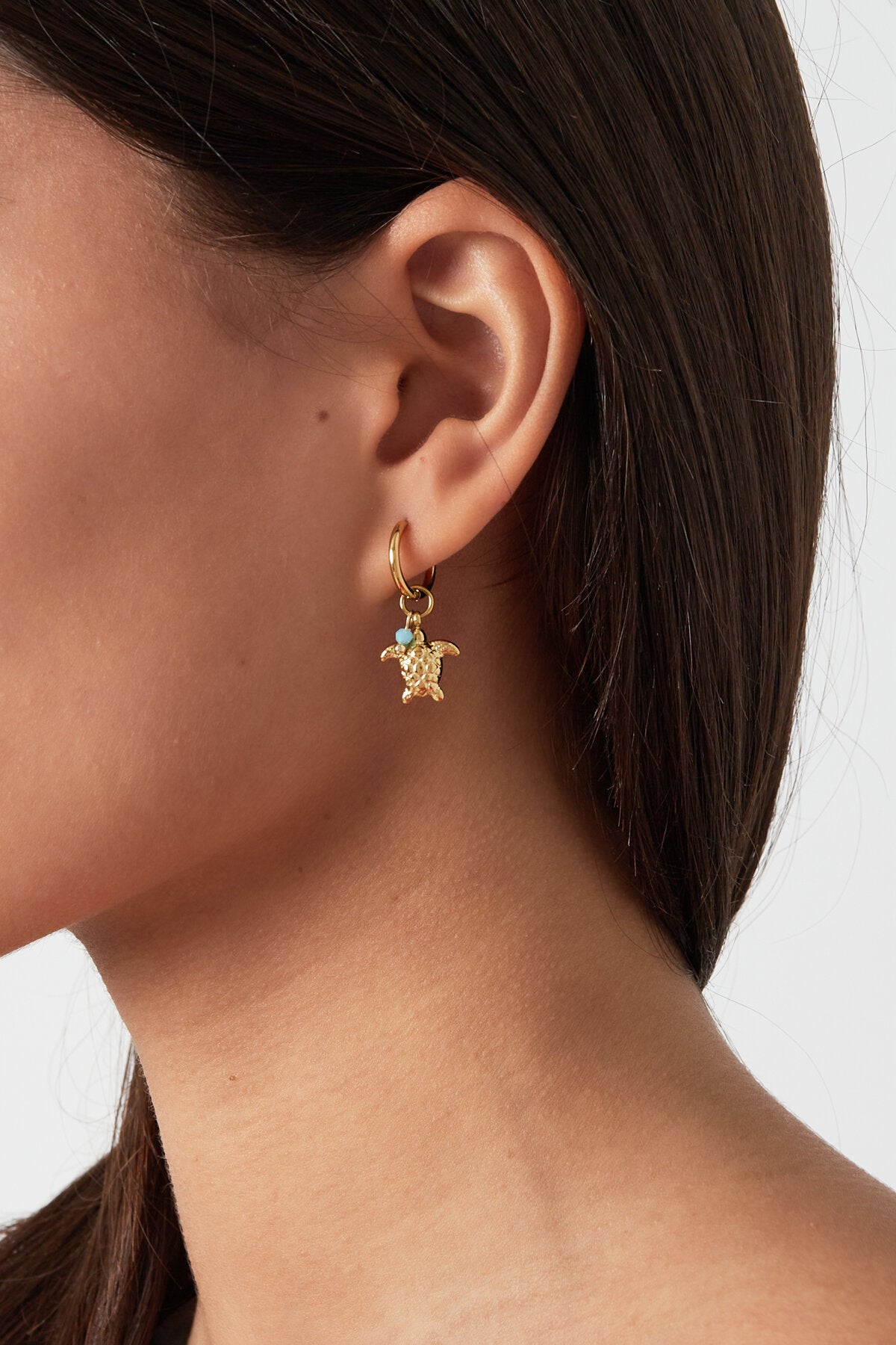 earrings with turtle