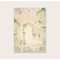 Wenskaart | Tropische giraffen