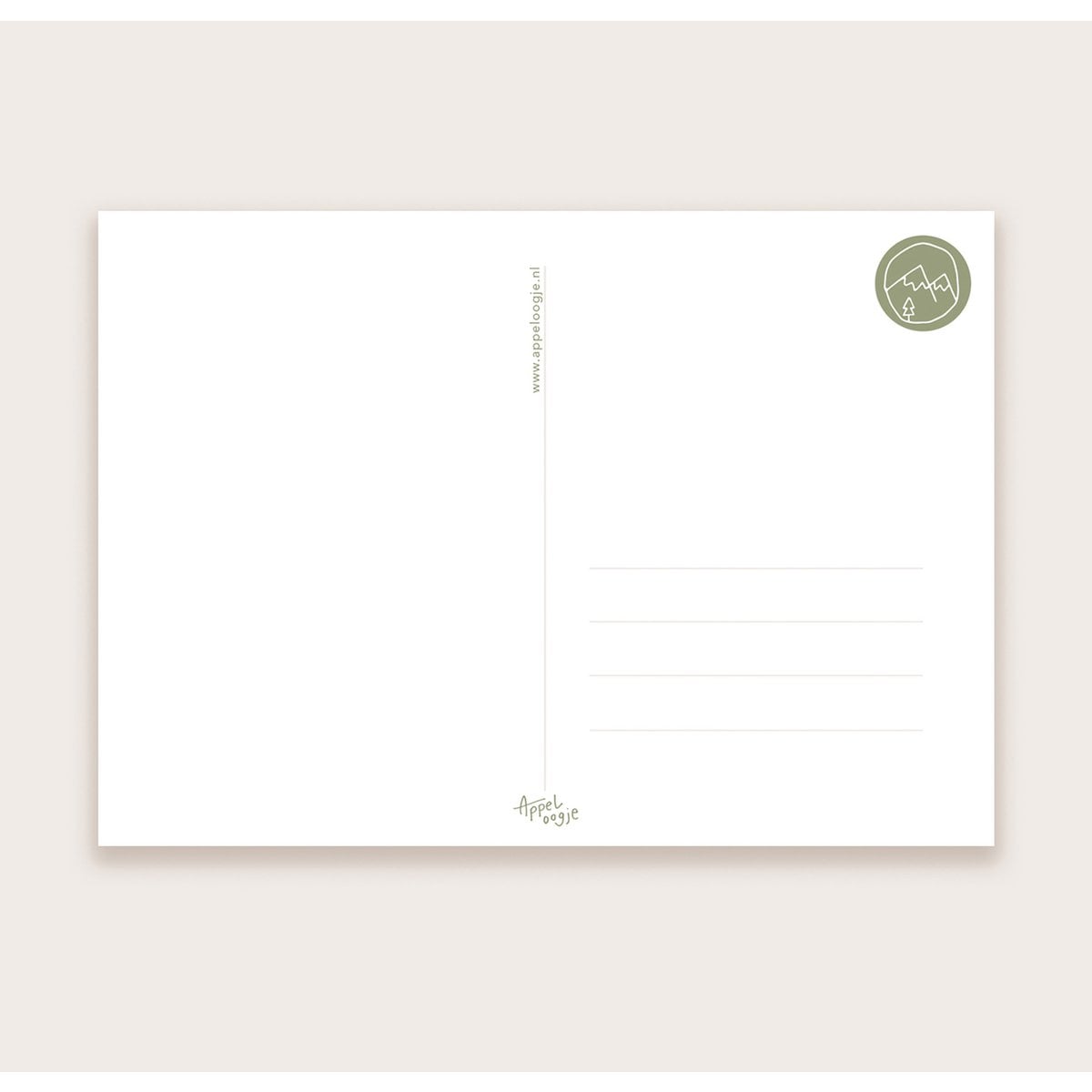 Wenskaart | Hertje