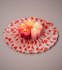 Figuurkaars hart | Raspberry