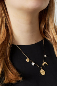 Ketting | Moonphase | Goud