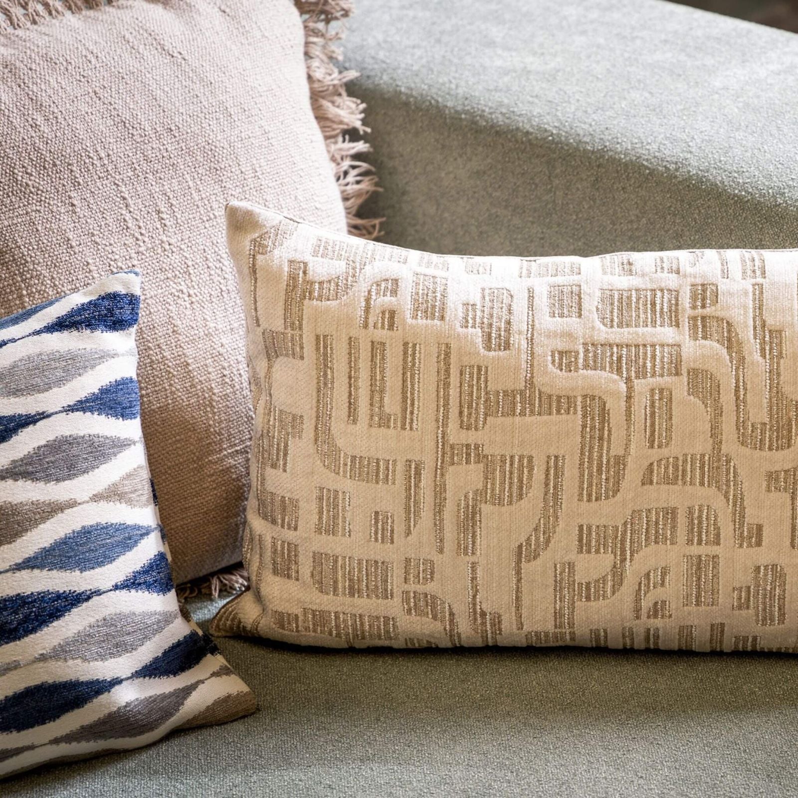 Sierkussen Fabia | 30 x 50 cm | Sesame