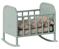 Maileg | Cradle | Mouse | Blue mint