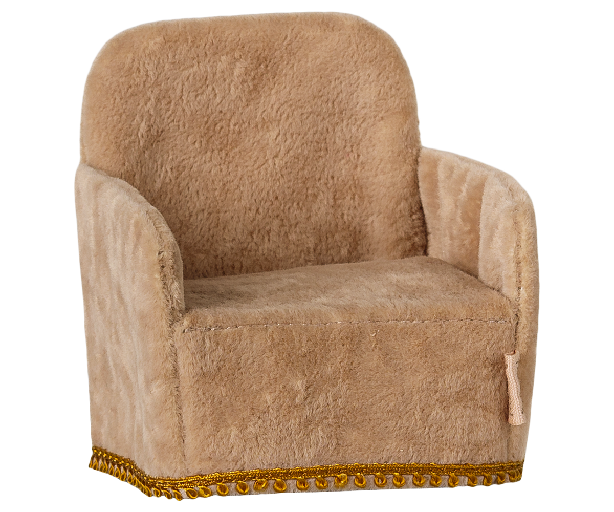 Maileg | Folding chair | Mouse | Powder