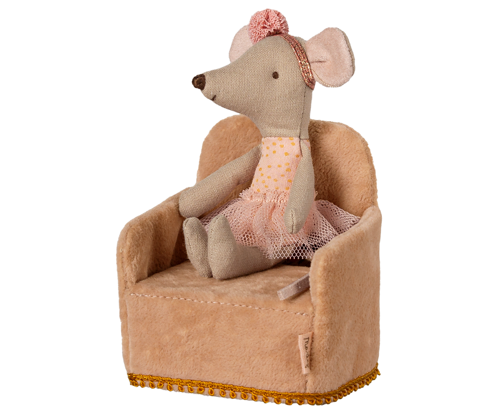Maileg | Folding chair | Mouse | Powder