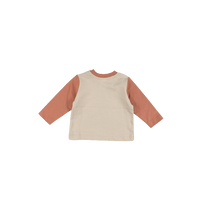 Pre-order | T-shirt | Coral & beige