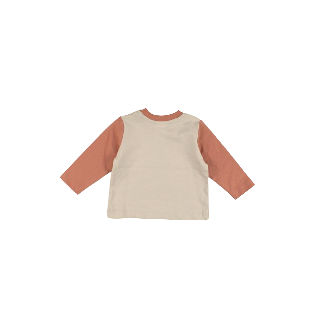 Pre-order | T-shirt | Coral & beige