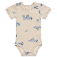 Pre-order | Romper met korte mouwen | Oldtimer dino