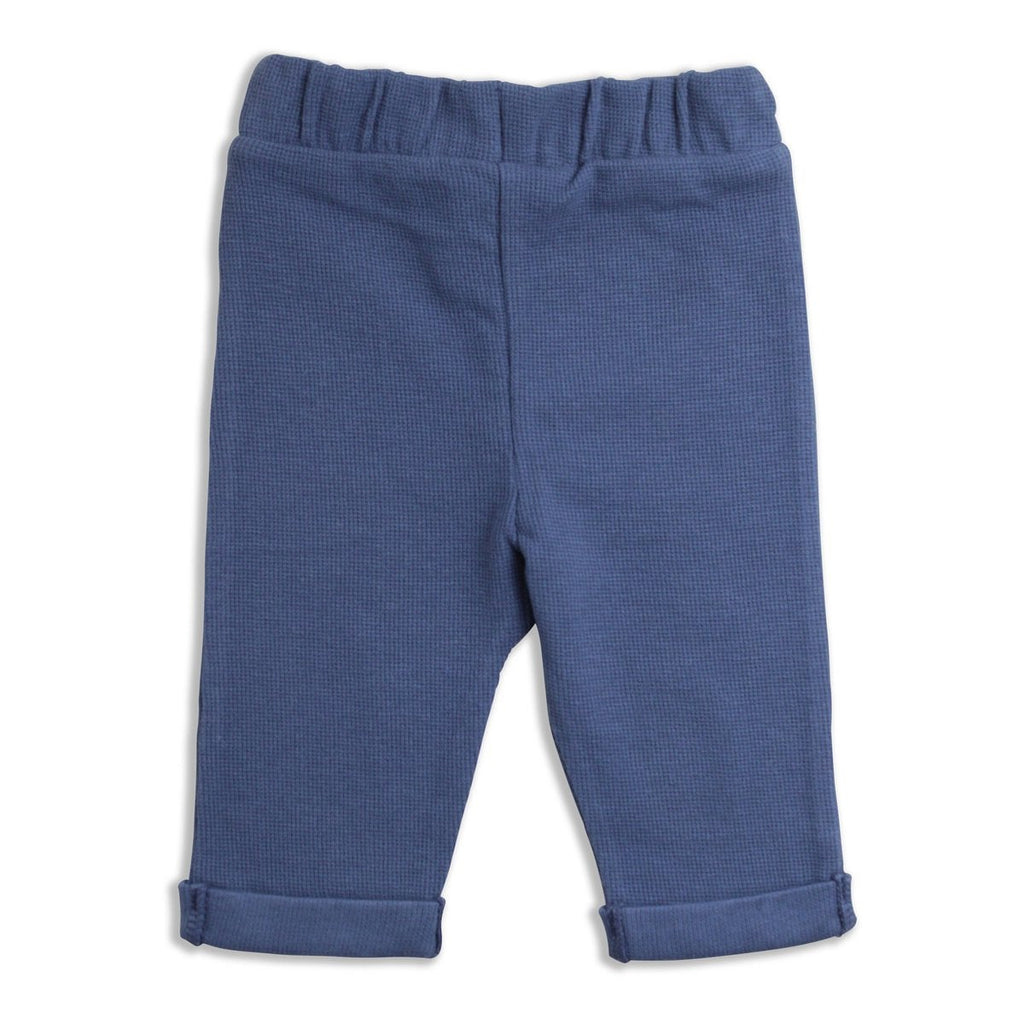 Wafelstof broekje | Navy
