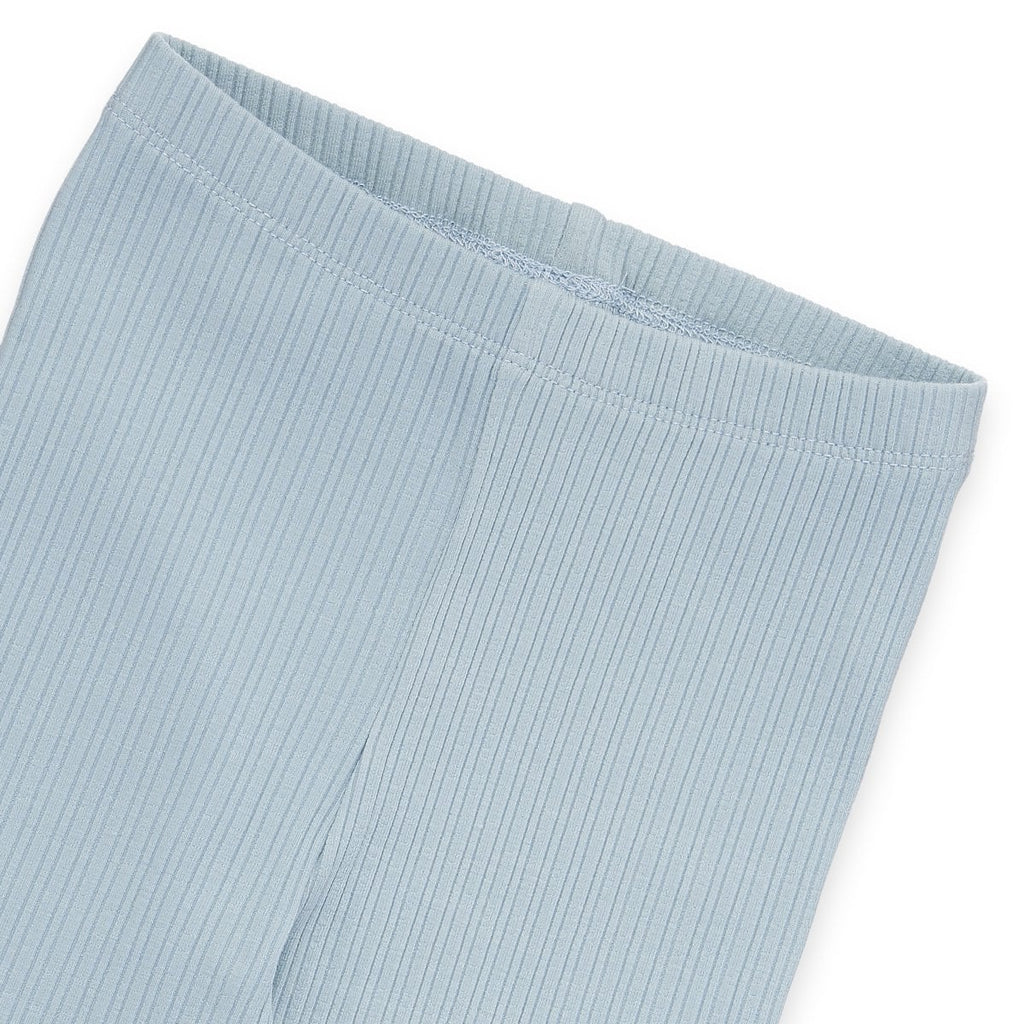 Ribstof legging | Soft blue