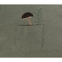 Pre-order | Wafelstof salopette | Mushroom