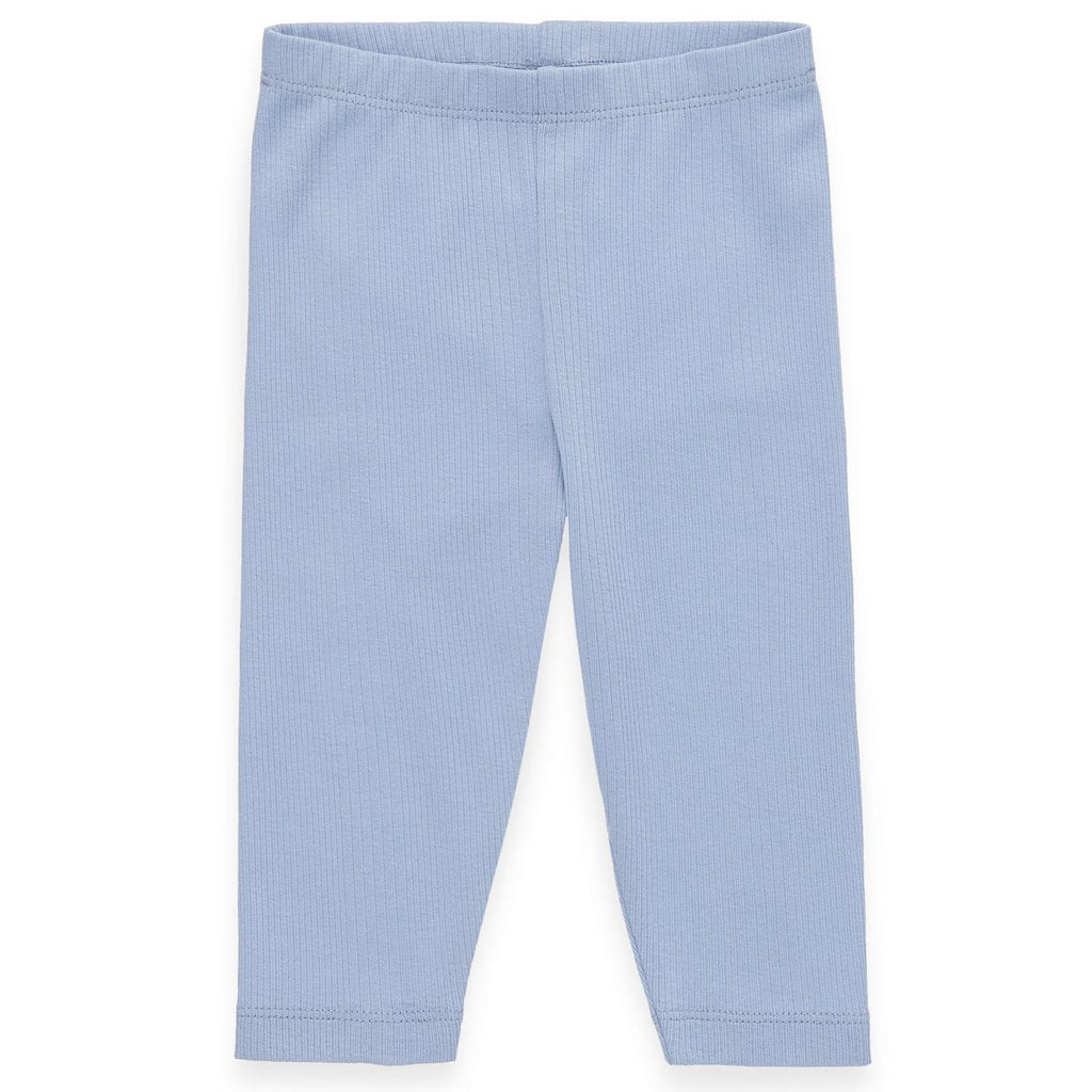 Ribstof legging | Sky blue