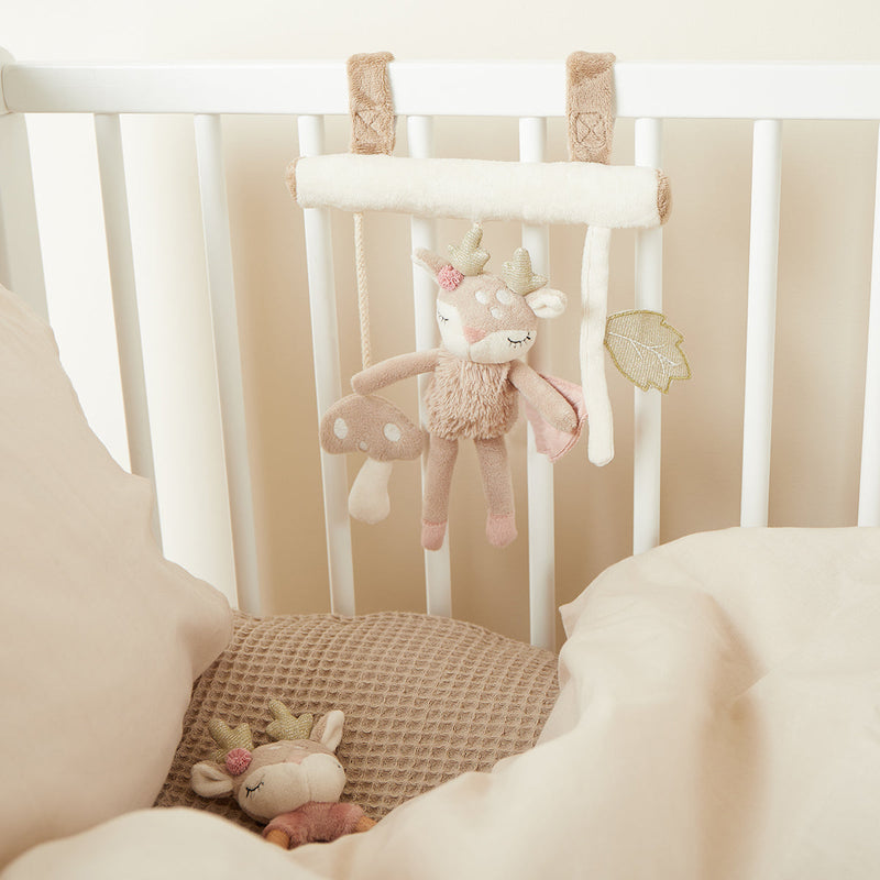 Activiteitenhanger hert | Beige & roze