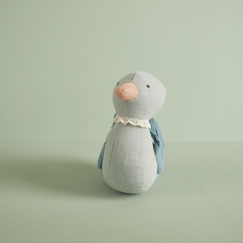 Knuffel eend | Blauw