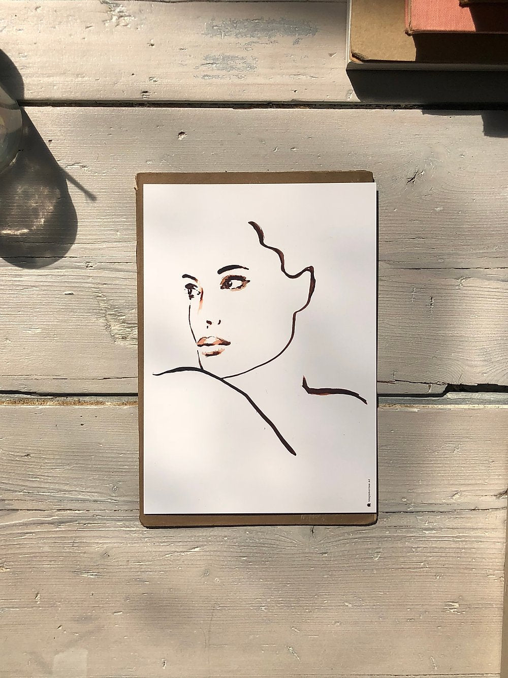 Art print | Brown eyes | A5