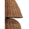 Rotan tafellamp Mavon | Donkerbruin