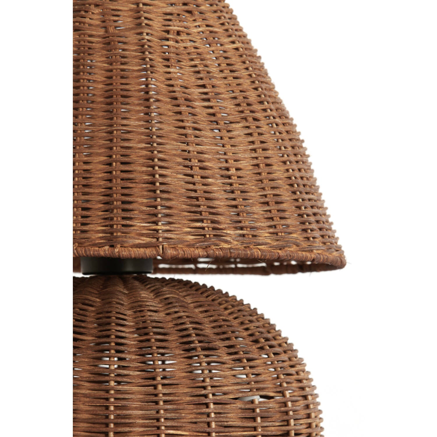 Rotan tafellamp Mavon | Donkerbruin