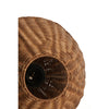 Rotan tafellamp Mavon | Donkerbruin