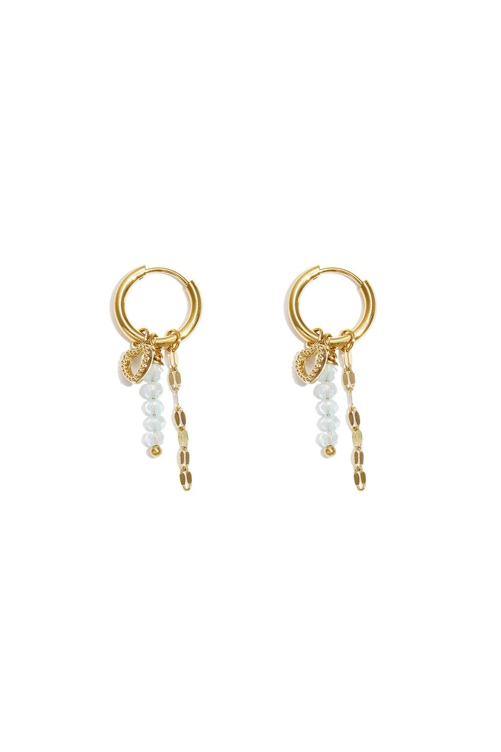Love on top charm earrings