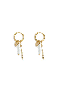 Love on top charm earrings