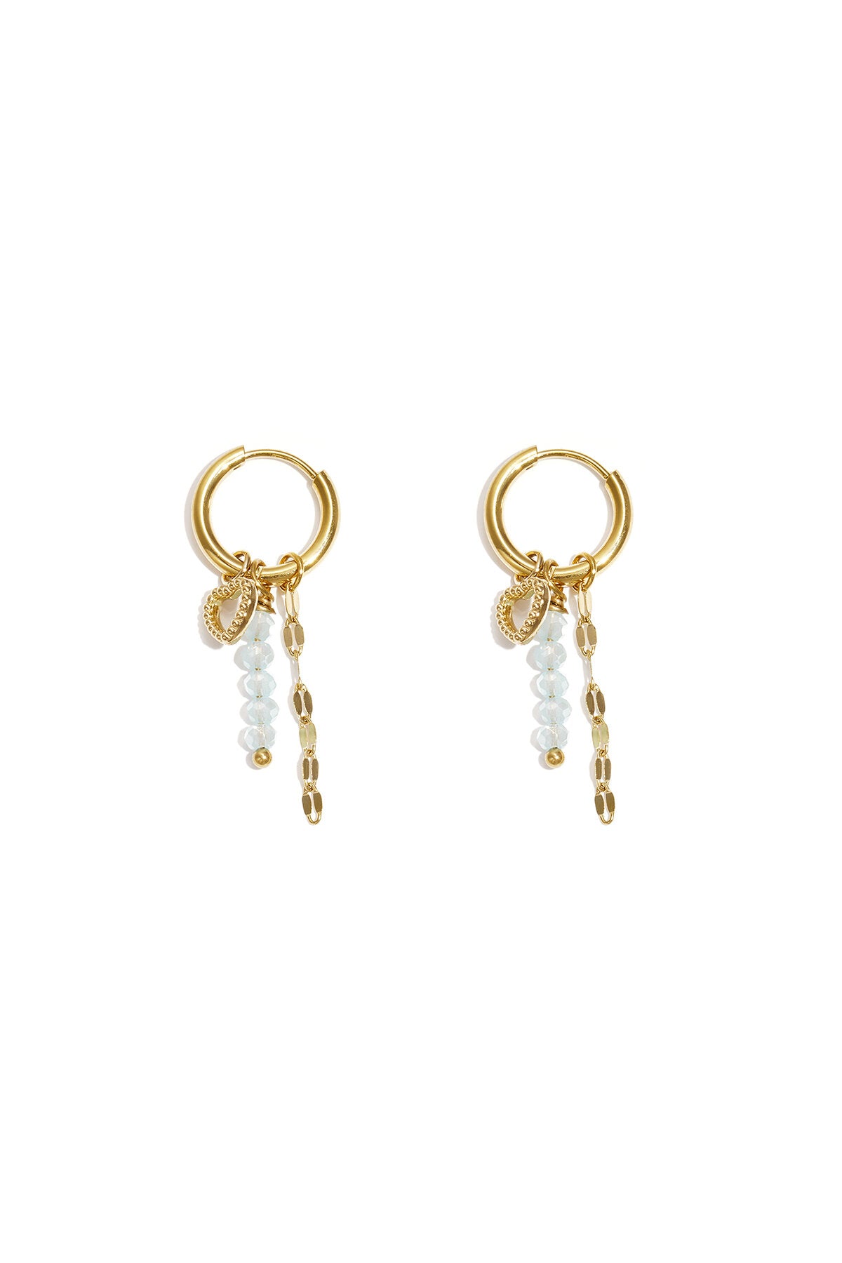 Love on top charm earrings