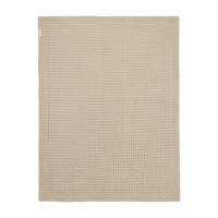 Wiegdeken | Waffle cotton | Sand