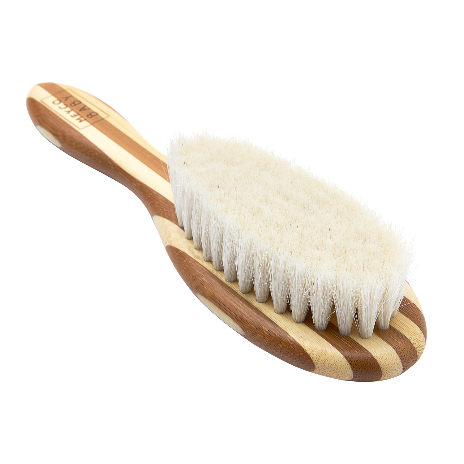 Borstelset | Stripe | Naturel & walnut