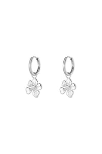 tropical flower earrings