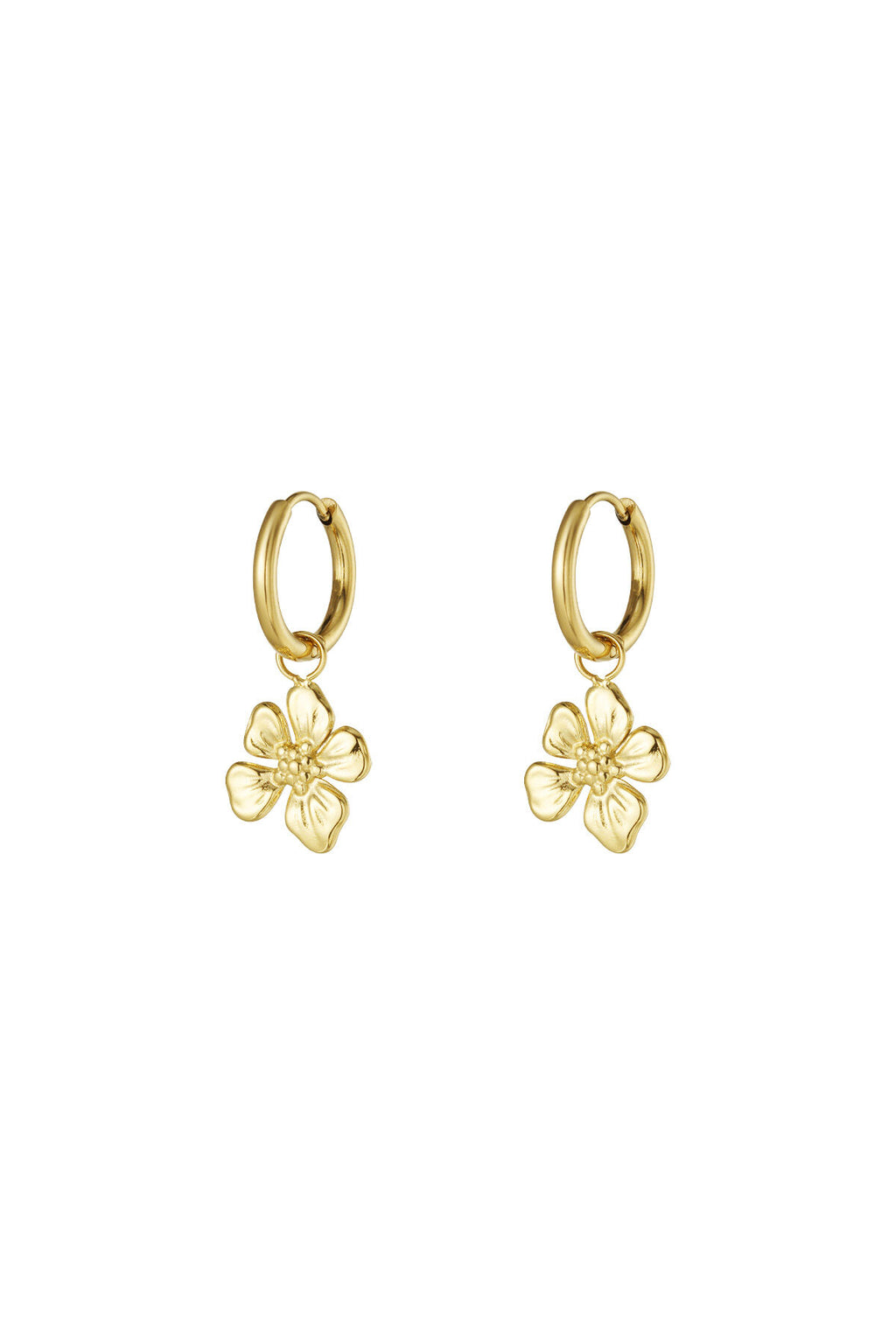 tropical flower earrings