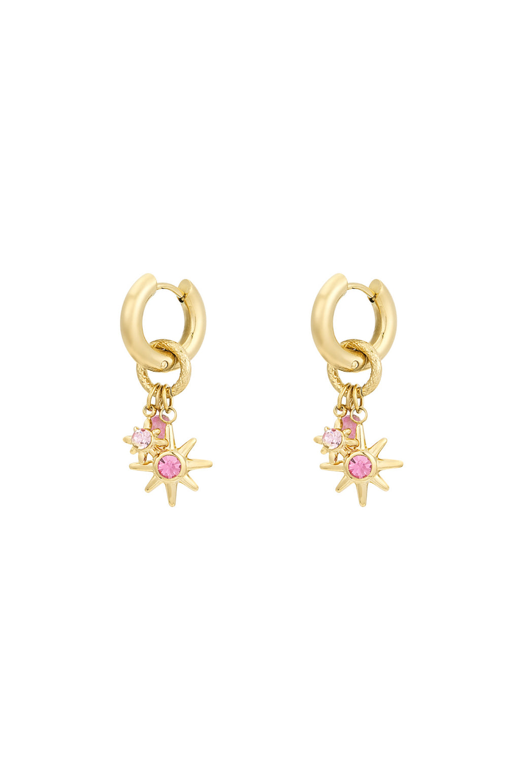 earrings pink starlight