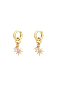earrings pink starlight