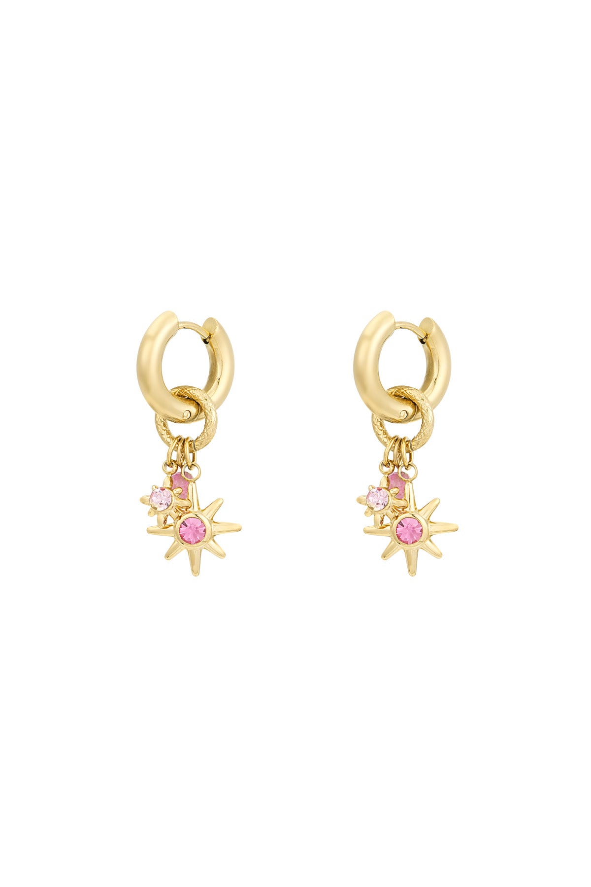 earrings pink starlight