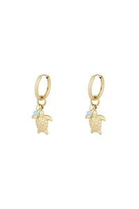 earrings with turtle