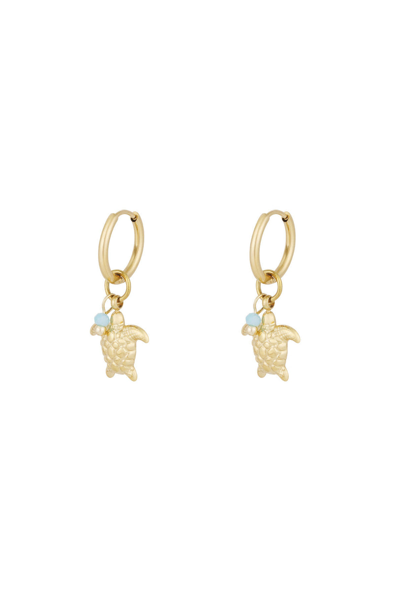 earrings with turtle