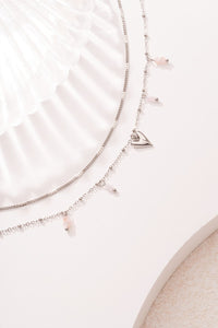 Pre-order | Dubbele armband | Heart | Zilver