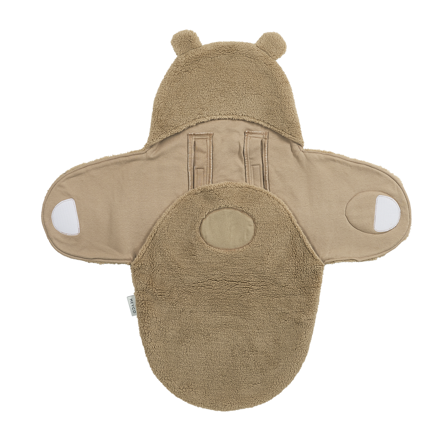 Wikkeldeken | Teddy bear | Warm bruin