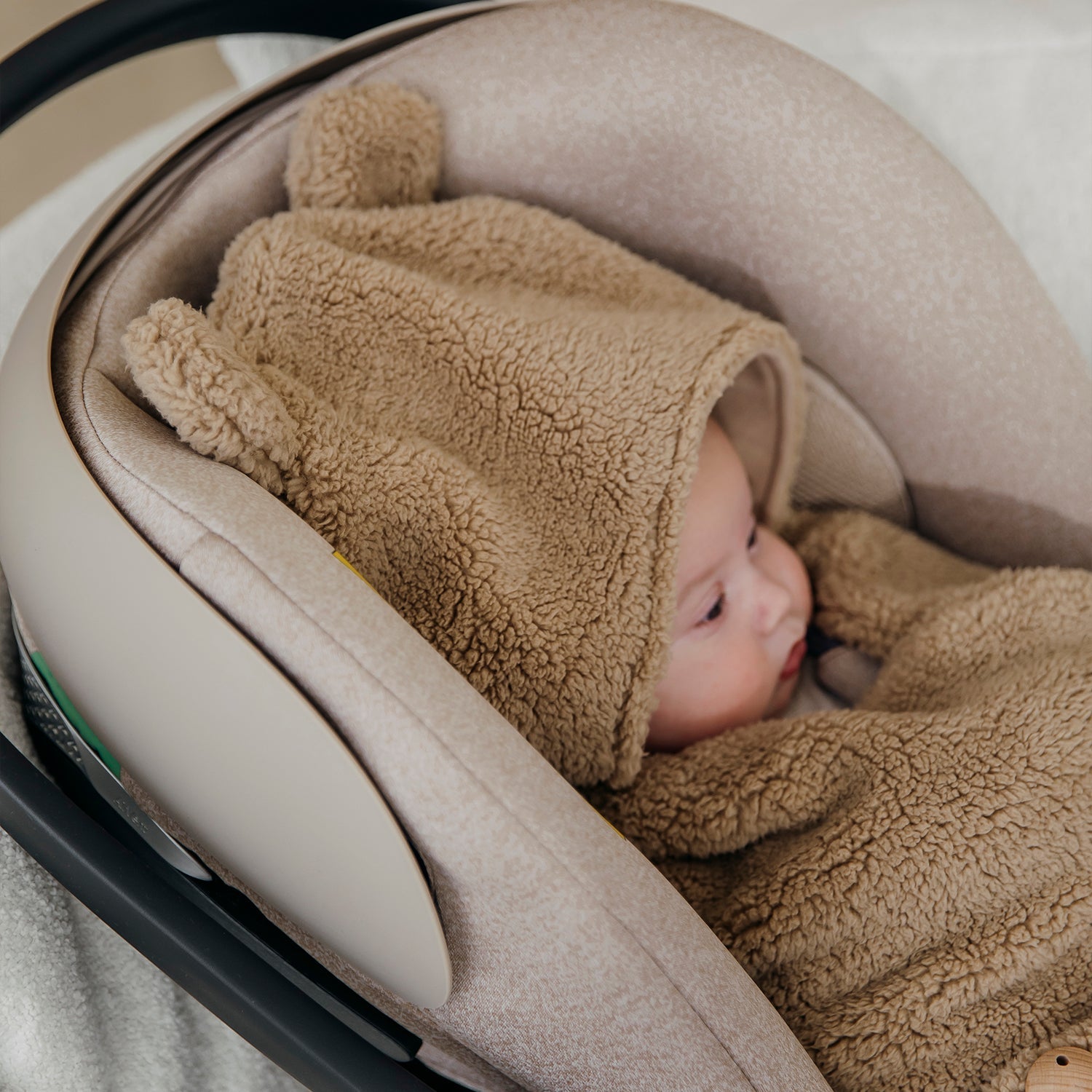 Wikkeldeken | Teddy bear | Warm bruin