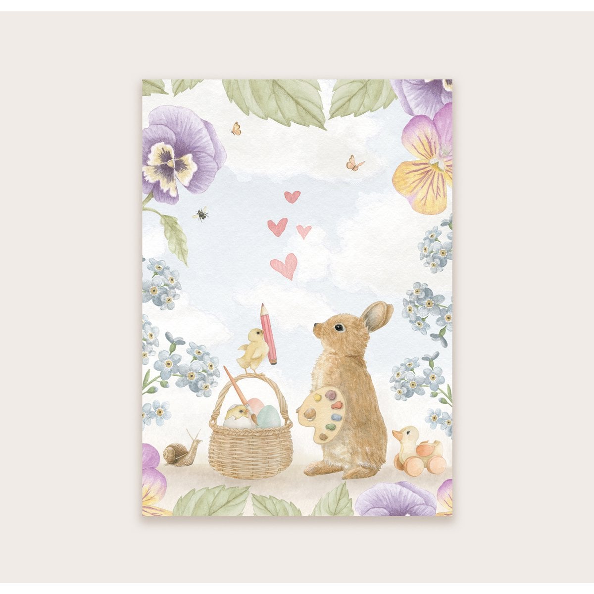 Wenskaart | Lovely spring